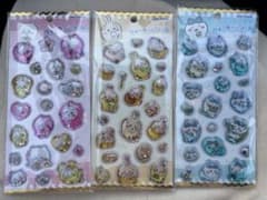 み*♡様 ちいかわ ウォーターinシール 3点セット　うさぎ、ちいかわ、ハチワレのサムネイル