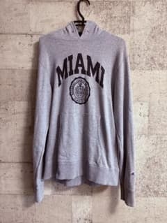 Champion MIAMIロゴ グレー パーカーのサムネイル