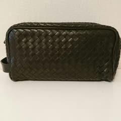 早い者勝ち！【BOTTEGA VENETA】セカンドバッグ ブラウンのサムネイル