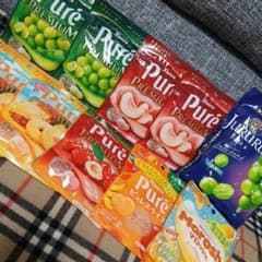 Kanro 퓨레구미 프리미엄 다양한 말로슈 퓌레스 라이스 10 개