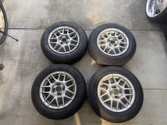 バリ溝！ ブリヂストン 175/70R14 夏タイヤ ホイールセットのサムネイル