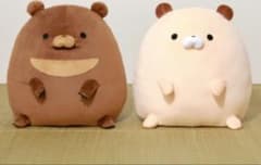 2体セットおもちどうぶつえん GRAN+ぬいぐるみくまもちくろみつ