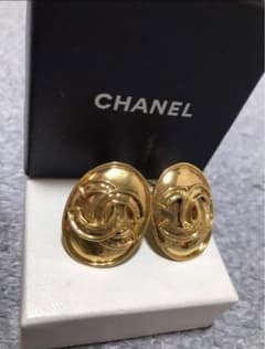 シャネル　CHANEL ヴィンテージ　イヤリング　ゴールド　ココマークのサムネイル