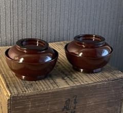 220年前の輪島塗　菓子入れ椀10客 輪島塗 菓子椀 2客 明治3年 アンティーク 年代物 最大10客まで追加可能