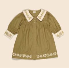 Apolina Bette Dress Dried Moss 5-7 - メルカリ