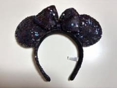 東京ディズニーリゾート スパンコール カチューシャ ブラックのサムネイル