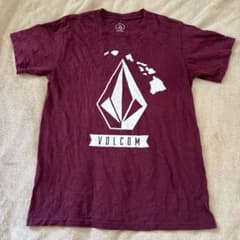 VOLCOM Tシャツ ボルドーのサムネイル