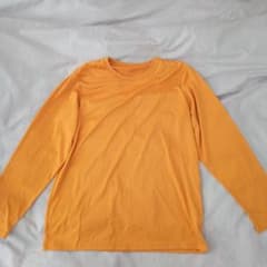 パタゴニア　キャプリーン　メンズ 長袖Tシャツ オレンジ 無地のサムネイル