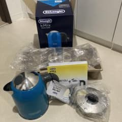 DeLonghi kMix 電気ケトル 青色 未使用品 - メルカリ