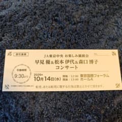 JA東京中央 お楽しみ観劇会 早見優＆松本伊代＆森口博子のサムネイル