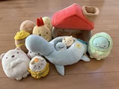 すみっこぐらし　ぬいぐるみ・パスケース　10点セットのサムネイル