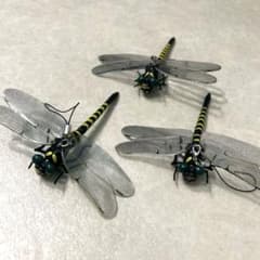 オニヤンマ 虫除け 3個セット 約11cm リアル トンボ フィギュア キャンプのサムネイル