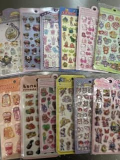 キャラクターシール ステッカー まとめ売り 12枚セットのサムネイル