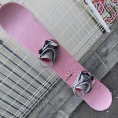 X-GAMES スノーボード板 ビンディング セット 146cm ピンク - メルカリ