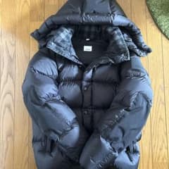 美品 BURBERRY ブラック ダウンジャケット XS - メルカリ