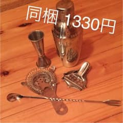 2890円→→閉店sale最終お値下げ☺︎カクテルセット シェイカー他5点セットのサムネイル