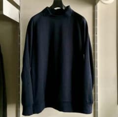 【美品】comoli コモリ ナイロンコットン裏毛 クルーネック スウェットのサムネイル