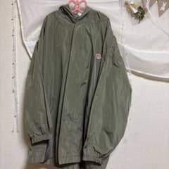DANTON フード付き ナイロンジャケット カーキ 38 - メルカリ