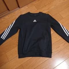 adidas トレーナー ブラック 150のサムネイル