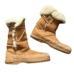00s archive fur gimikku shearling boots - メルカリ