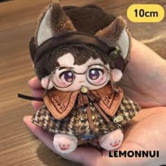 10cm 12cm 着せ替え ぬい服 ポンチョ レトロ 綿人形 推し活-E129