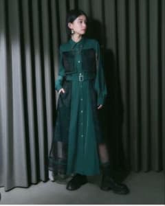 【即購入⭕️】 HARE パイピングシアーワンピースのサムネイル