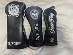 【即発送】GFORE ジーフォア ヘッドカバー 3個 黒のサムネイル