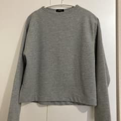 COMME CA ISM 長袖ニット グレーのサムネイル