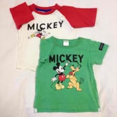 ミッキーTシャツ 2枚組 80cmのサムネイル