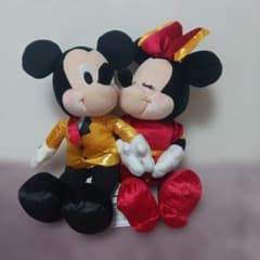 ディズニー ミッキー＆ミニー セレブリティフォトペアぬいぐるみ