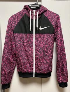 NIKE ウィンドブレーカー ピンク ブラック Sのサムネイル