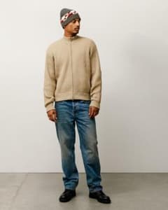 STUSSY LAMBS WOOL ZIP SWEATER ニット セーター - メルカリ