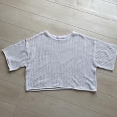 select MOCA メッシュニット 半袖 ホワイト お値下げのサムネイル