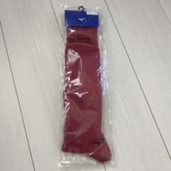 ミズノ　ソックス　23㎝～25㎝　エンジ色のサムネイル
