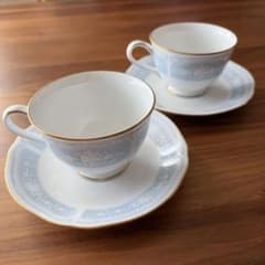 【Noritake】ノリタケ カップ＆ソーサー 2客セットのサムネイル