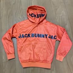 ジャックバニー　JACK BUNNY　パーカー　裏ボア　S ロゴ　オレンジのサムネイル