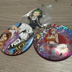 ONE PIECE 缶バッジ ラバーキーホルダー 3点セット - メルカリ