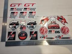TOYOTA GAZOO Racing GR 86 ステッカー 3シート 防水のサムネイル