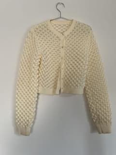 [マウジー] PEAK STITCH KNIT カーディガンのサムネイル