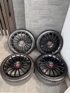 A45 AMG w176 エディション1 マットブラックマルチスポーク19インチ