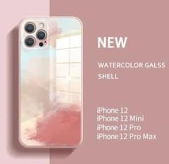 スマホケース iPhone12ケース　水彩のサムネイル