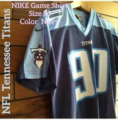 00's ナイキ NFL タイタンズ ユニフォーム サイズ M - メルカリ