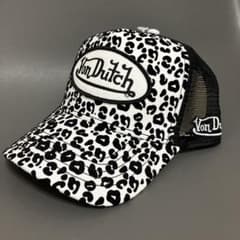 白×豹柄】Von Dutch ボンダッチ メッシュキャップ 帽子 新品 - メルカリ