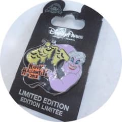 日本未発売　WDW ディズニー　ピンバッジ　アースラー　アリエルのサムネイル