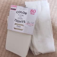 《新品未使用》アイボリータイツのサムネイル
