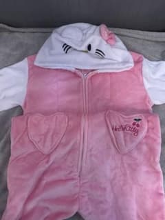 Hello Kitty フード付き着ぐるみパジャマのサムネイル
