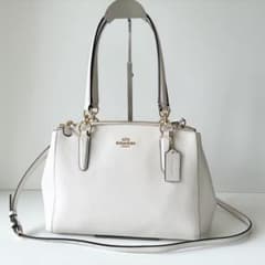 【新品】COACH 2way トートバッグ クリスティ キャリーオール 白 新品】COACH 2way トートバッグ クリスティ キャリーオール 白 - メルカリ
