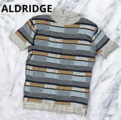 Short-sleeved T-shirt, vintage, all-over print, Showa era, retro, power shoulder, vintage.