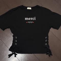レピピアルマリオ/repipi armario/サイドレースアップTシャツのサムネイル