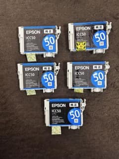 EPSON ICC50 シアンインクカートリッジ 5個セットのサムネイル